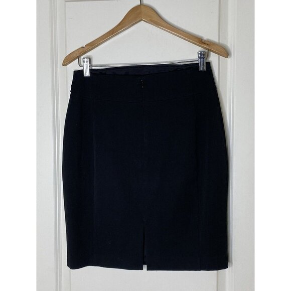 Express Size 8 Black Pencil Skirt Fully Lined Workwear Officecore Classic - Picture 2 of 7